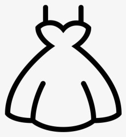 Wedding Dress Icon Free - Transparent Wedding Dress Icon, HD Png Download, Transparent PNG