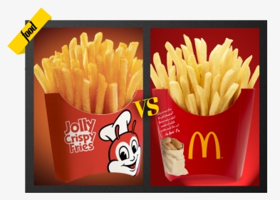 Mcdo And Jollibee Fries, HD Png Download, Transparent PNG