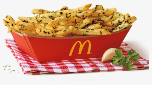 Transparent Mcdonalds Fries Clipart - Herb And Garlic Seasoned Fries Mcdonalds, HD Png Download, Transparent PNG