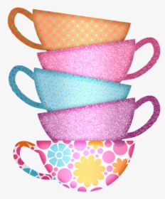 Tea Party Png - Clip Art Tea Party Cups, Transparent Png, Transparent PNG