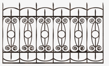 Gate Clipart Metal Bar - Iron Fence Png, Transparent Png, Transparent PNG