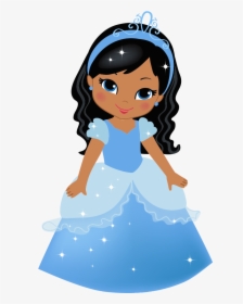 Cartoon African American Princess, HD Png Download, Transparent PNG