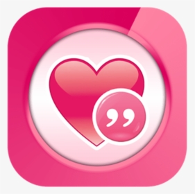 Android App Icon Sample - Love Quotes Icon, HD Png Download, Transparent PNG