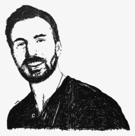 Chris Evans , Png Download - Chris Evans Art Beard, Transparent Png, Transparent PNG