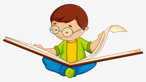 Clipart Writing Study - Kids Reading Books Clipart Png, Transparent Png, Transparent PNG
