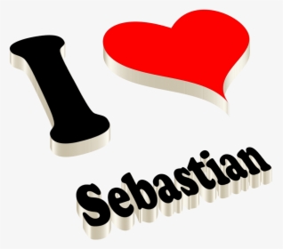 Sebastian Heart Name Transparent Png - Resham Name, Png Download, Transparent PNG