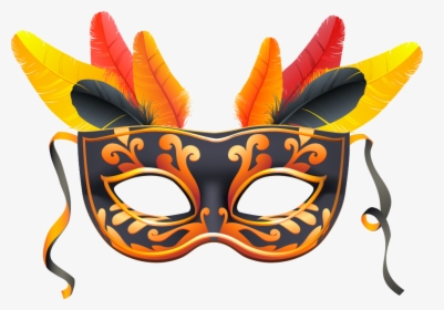 Carnival Janeiro Dance De Mask Rio In Clipart - Máscaras Carnaval Png, Transparent Png, Transparent PNG