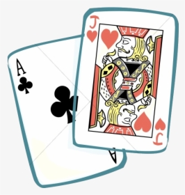 Playing Cards Ace And Jack Christian Senior Clipart - Ace And Jack Cards, HD Png Download, Transparent PNG