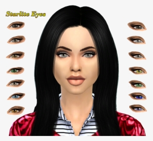 Sim S 4 Eyes - Girl, HD Png Download, Transparent PNG