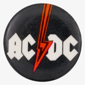 Ac/dc Red Lightening Bolt Music Button Museum - Emblem, HD Png Download, Transparent PNG