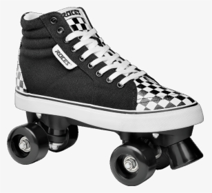 Street Roller Skates Png Roces Roller Skates - Black And White Roller Skates, Transparent Png, Transparent PNG