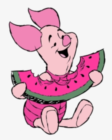 Piglet From Winnie The Pooh Eating, HD Png Download, Transparent PNG