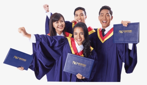 Nanyang Poly Graduation Gown, HD Png Download, Transparent PNG