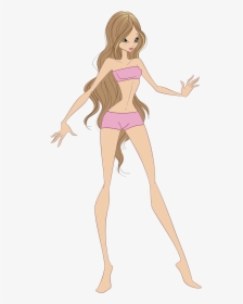 World Of Winx Base Picture Of Flora - Cartoon, HD Png Download, Transparent PNG