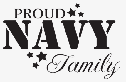 Proud Navy Family - Calligraphy, HD Png Download, Transparent PNG
