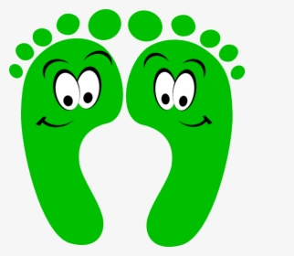 Clip Royalty Free Library Green Happy Feet Clip Art - Cute Feet Clip Art, HD Png Download, Transparent PNG
