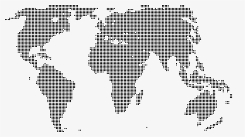 World Map Dots 2 Clip Arts - World Map Dots Png, Transparent Png, Transparent PNG
