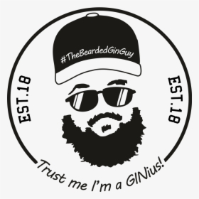 Transparent White Beard Png - Beard Logo Design Hd, Png Download, Transparent PNG