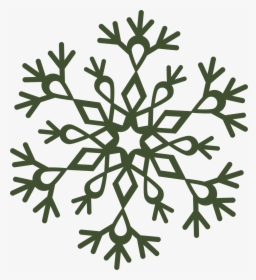 Let It Snow Snowflake - Circle, HD Png Download, Transparent PNG