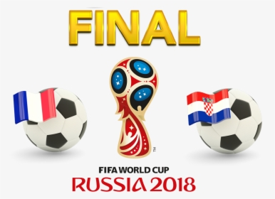 Fifa World Cup 2018 Final Match France Vs Croatia Png - 2018 Fifa World Cup, Transparent Png, Transparent PNG