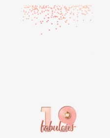 Rose Gold Fabulous 19th - Copper, HD Png Download, Transparent PNG