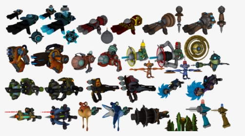 Ratchet And Clank Weapon Models, HD Png Download, Transparent PNG