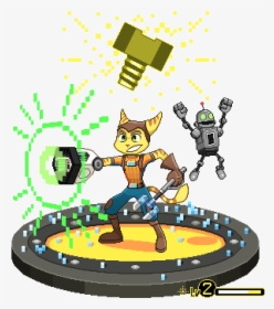 41 Ratchet And Clank 15th Anniversary - Ratchet And Clank Sprites, HD Png Download, Transparent PNG