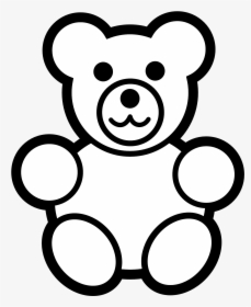 Clipart Of Amp, Amd And Fabulous - Teddy Clipart Black And White, HD Png Download, Transparent PNG
