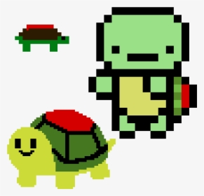Mine Turtle Qnq - Easy Pixel Art Turtle, HD Png Download, Transparent PNG