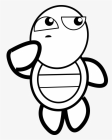 Turtle Clip Art Black And White, HD Png Download, Transparent PNG