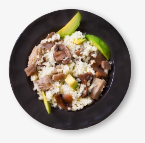 Riced Cauliflower With Mushroom And Avocado Plate - Sisig, HD Png Download, Transparent PNG