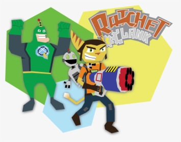 Ratchet And Clank Vector, HD Png Download, Transparent PNG