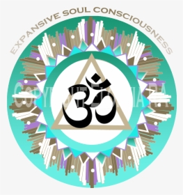 Window Decal Om Expansive Soul Consciousness - Om Symbol, HD Png Download, Transparent PNG