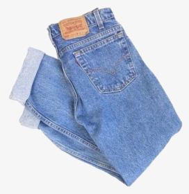 #jeans #momjeans #baggyjeans #pants #blue #denim #clothes - 80's Vintage Polyvore Outfits, HD Png Download, Transparent PNG