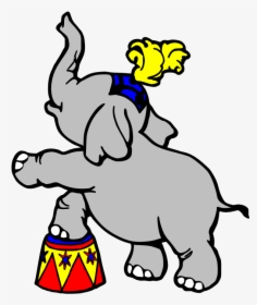 Transparent Circus Animals Png - Circus Elephant Clipart, Png Download, Transparent PNG