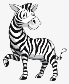 Desenho Zebra Png - Zebra Cartoon, Transparent Png, Transparent PNG