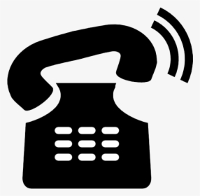 *ring Ring *, A Telephone Starts To Go Off In My Hotel - Blue Vector Phone Icon, HD Png Download, Transparent PNG