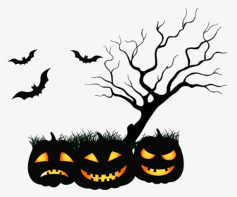 #happyhalloween #halloween #bats #scary #jackolantern - Хэллоуин Пнг, HD Png Download, Transparent PNG