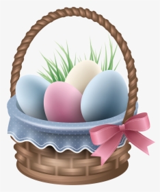 Easter Bunny Egg In The Basket - Transparent Easter Bunny Png, Png Download, Transparent PNG