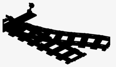 Colorful Toy Train Tracks Png Clipart - Silhouette, Transparent Png, Transparent PNG