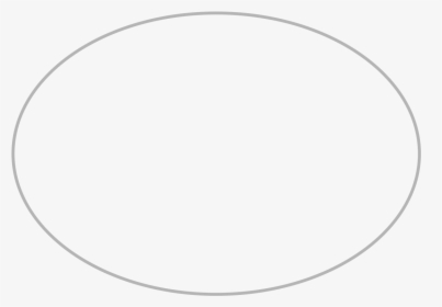 Free Oval Template Printable - Thin White Circle Png, Transparent Png, Transparent PNG