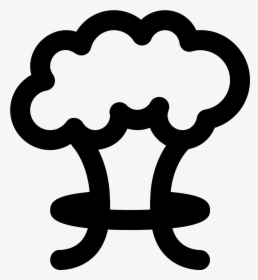 Mushroom Cloud Icon, HD Png Download, Transparent PNG