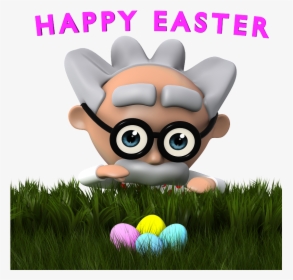 Transparent Easter Eggs In Grass Png - Cartoon, Png Download, Transparent PNG