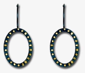 Priya Himatsingka Spangles Outline Large Oval Earrings - Earrings, HD Png Download, Transparent PNG