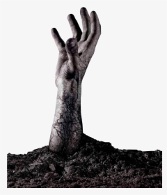 Zombie Hand Coming Out Of Ground, HD Png Download, Transparent PNG