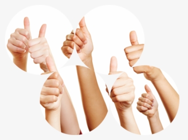 Testimonials - Group Of Thumbs Up, HD Png Download, Transparent PNG