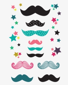 Moustache Clipart Party - ウェット ティッシュ ふた セリア, HD Png Download, Transparent PNG