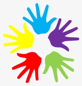 Colorful Hands Free Cliparts - Clip Art Colourful Hands, HD Png Download, Transparent PNG