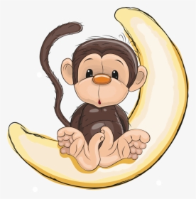 Gorilla Clipart Wild Animal - Cute Cartoon Monkey, HD Png Download, Transparent PNG