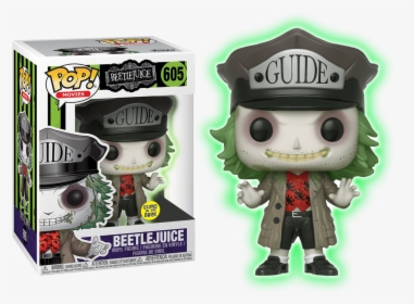 Beetlejuice With Guide Hat Glow In The Dark Us Exclusive - Beetlejuice Glow In The Dark Pop, HD Png Download, Transparent PNG